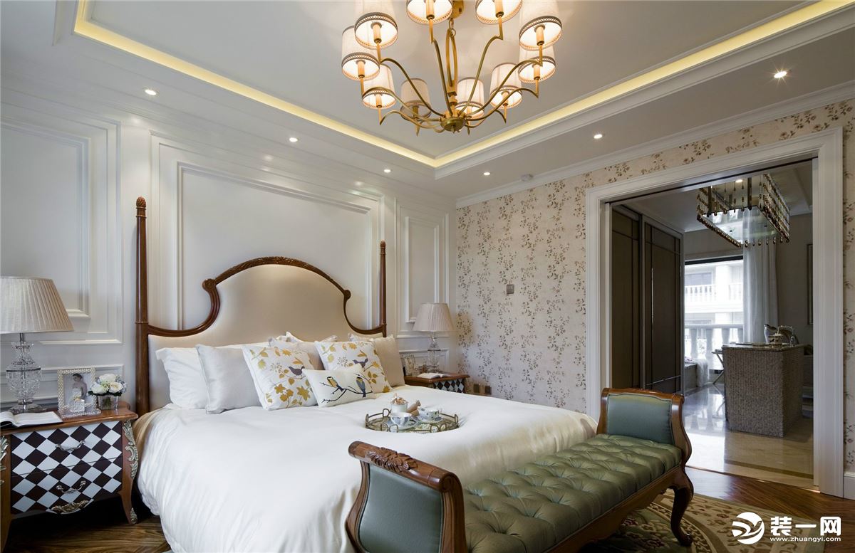 《元度家居汇装饰》朝阳朗香广场19.8万欧式风格装修效果图卧室