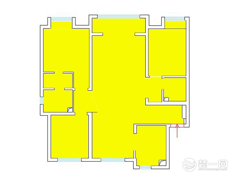 贊城142平米歐式風(fēng)格裝修設(shè)計效果圖