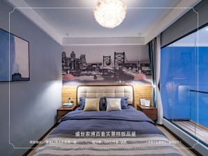 襄阳复式楼装修设计效果实景卧室