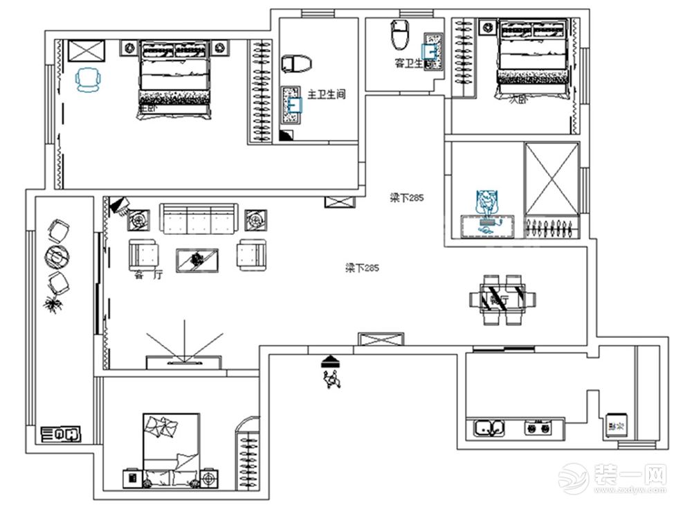 凤鸣园现代简约效果图