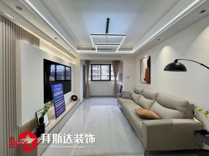 【武漢拜斯達裝飾】蔡家鑫苑70平 實景現(xiàn)代簡約風(fēng)