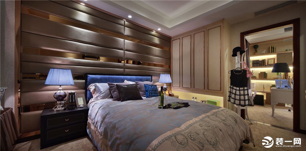 云南俊雅装饰   丹槿园  欧式风格   三居室  140平米  卧室