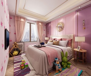 云南俊雅装饰 香颂时光  儿童房 40平米 造价3万元