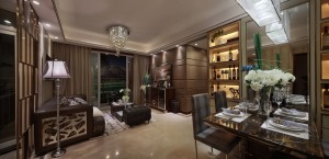 云南俊雅装饰   丹槿园  欧式风格   三居室  140平米  造价12万元