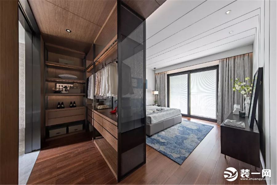  星河国际 190平 四居室  现代简约  卧室  衣帽间 更衣室  装修效果图