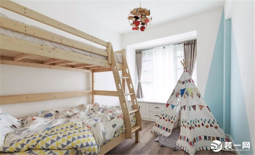  枫逸人家 120平 三居室 现代简约 儿童房 装修效果图