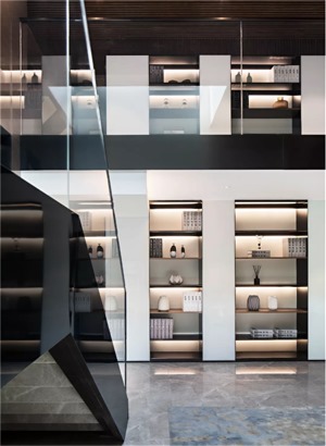  星河国际 190平 四居室  现代简约  陈列柜 收藏柜  装修效果图