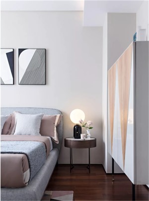 星河国际 190平 四居室  现代简约  卧室  衣柜  装修效果图