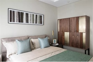 星河国际 190平 四居室  现代简约  卧室  衣柜  装修效果图