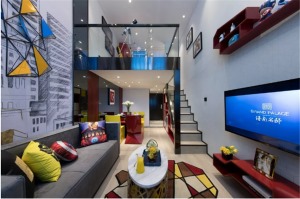 常州布谷鳥設計 雅居樂星河灣 65平 單身公寓 漫威系列 裝修效果圖