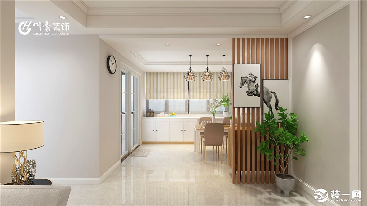 合肥川豪香格里拉89平现代风格装修案例      客厅效果图