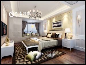 高速时代广场复式简约风格装修案例       卧室效果图
