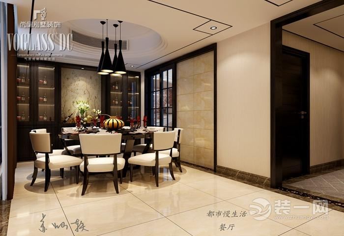 苏州吴地雅舍大户型别墅230平新中式装修效果图餐厅
