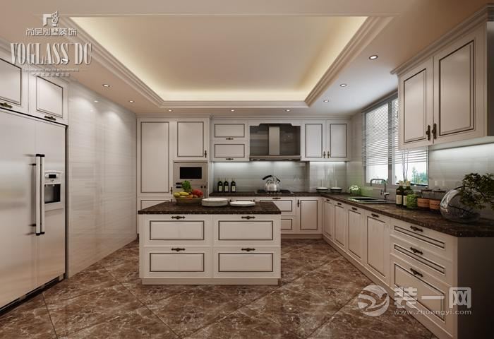 苏州岚山别墅250平中式风格装修效果图厨房