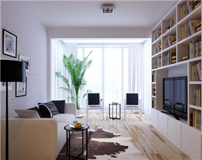 珠江国际 100平 三居室 造价14万 现代风 客厅