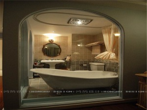 融创御景 99平 三居室 造价14万 美式 浴室