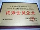天津腾虹装饰工程有限公司获得2009年度天津市住宅装饰装修行业---“优秀会员企业”资质证书