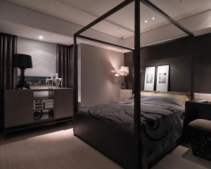 现代简约卧室床