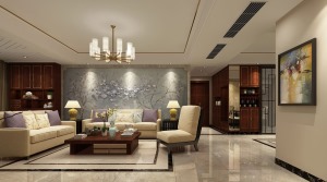 桂林星艺装饰府邸家园160平米中式风格装修效果图