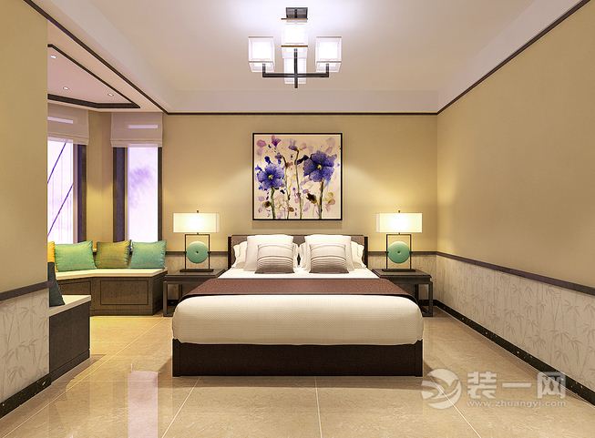 7武汉保利香槟国际158平四居室现代简约风格卧室