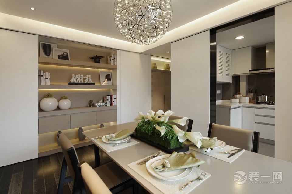 21武汉新城庭瑞君悦观澜150平三居室现代简约风格装修