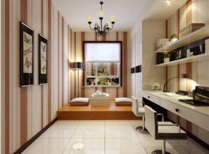 7武汉枫华锦都138平三居室现代简约风格