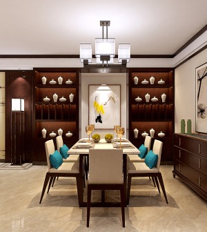 武汉保利香槟国际158平四居室现代简约风格