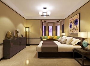 2武汉保利香槟国际158平四居室现代简约风格卧室
