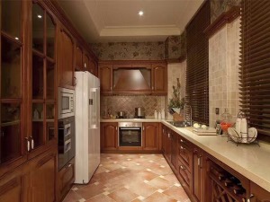 别墅欧式风格装修设计效果图厨房