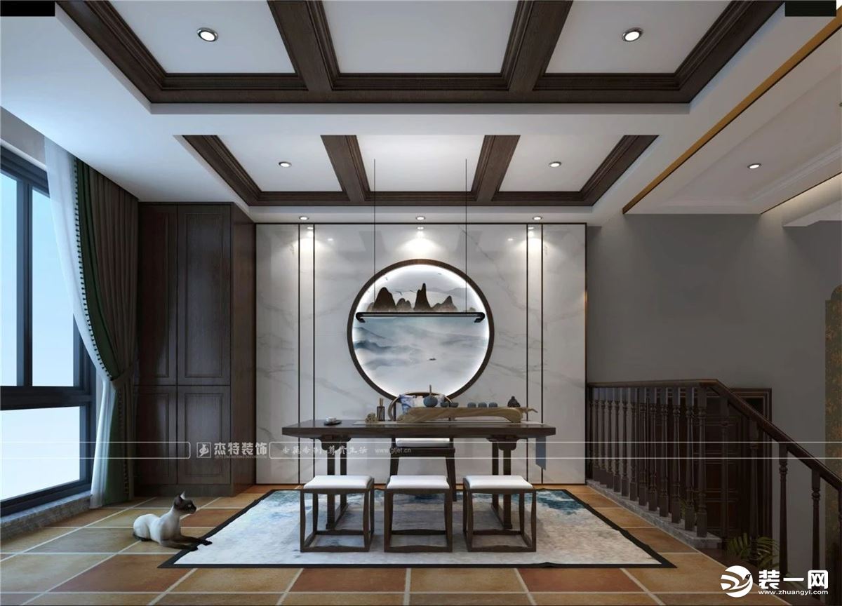 桂林杰特装饰中海元居198平米美式风格装修效果图休闲区