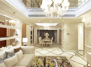 鹭湖宫160平方现代风格三居室—18万—温江川豪装饰