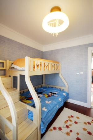 筑梦星园 89平 二居室 造价9万 简约欧式儿童房