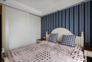 橡树湾 125平 三居室 造价15万 地中海风格卧室