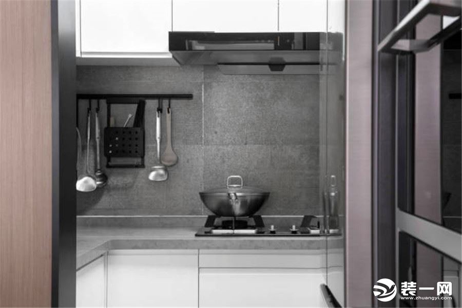 春森彼岸75平方三居现代风格厨房装修效果图