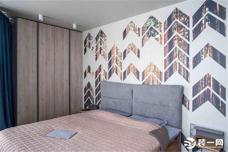 金科世界城60平方北欧风格卧室装修效果图
