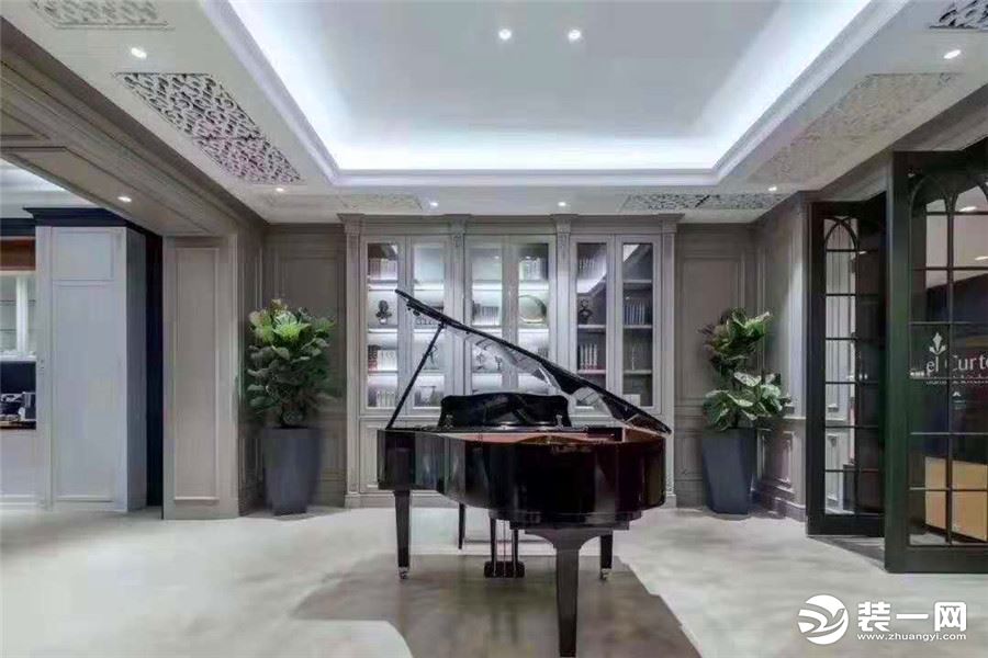 江与城天琅500平方别墅法式混搭风格休闲室装修效果图