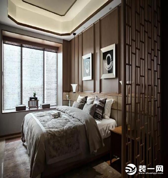 金科城150平方古典中式风格卧室装修效果图