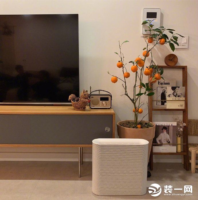 重庆远景装饰  凤凰湾80平米复古风格电视装修效果图