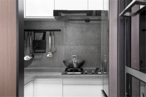春森彼岸75平方三居现代风格厨房装修效果图