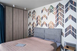 金科世界城60平方北欧风格卧室装修效果图