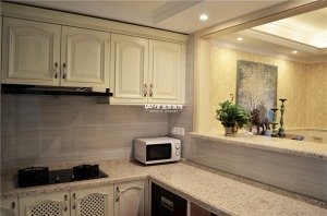 东原江山樾120平方美式风格厨房装修效果图