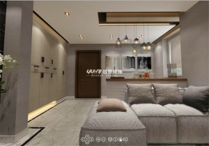 重庆远景装饰  鲁能领秀城260平别墅现代风格装修效果图