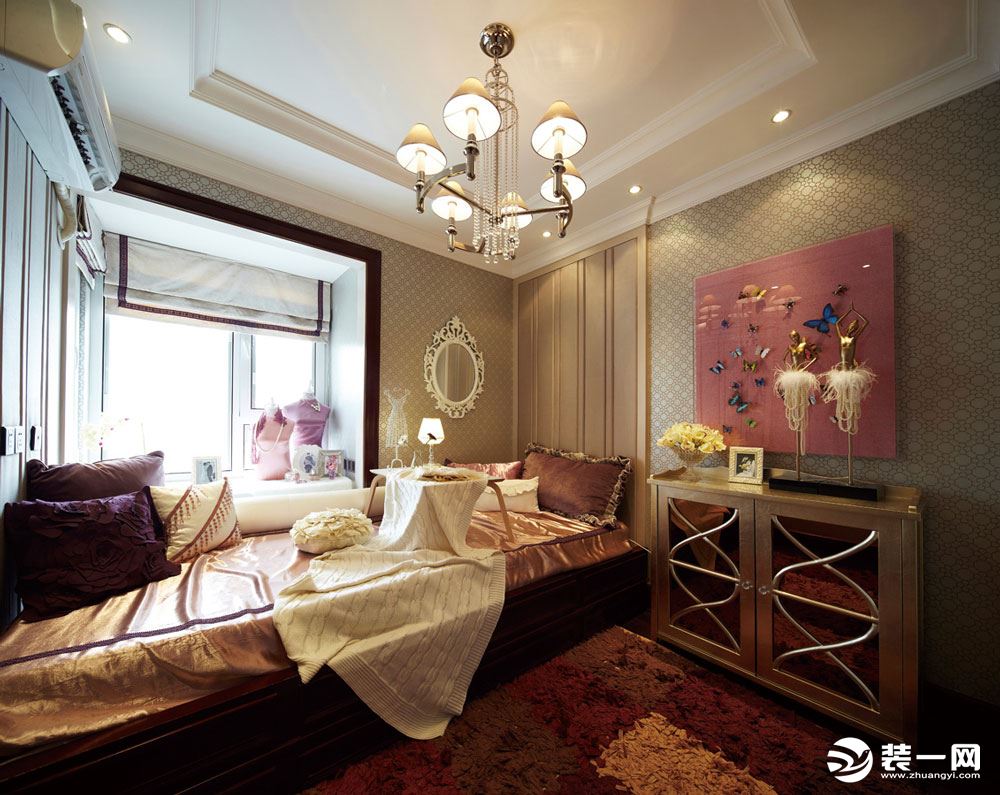 上海首创禧悦翠庭欧式风格装修效果图
