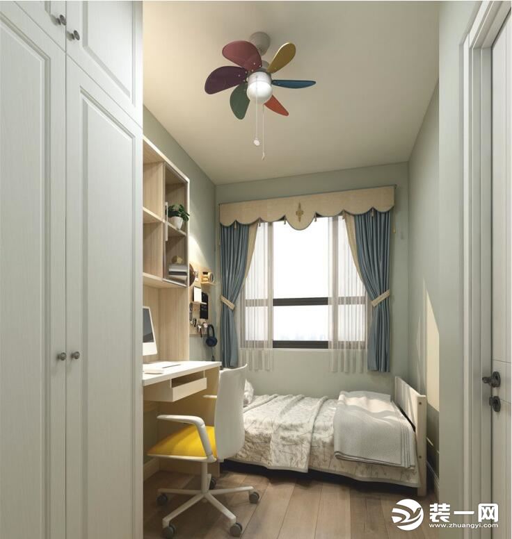 巢湖凤凰之家87平两居室现代装修风格效果图