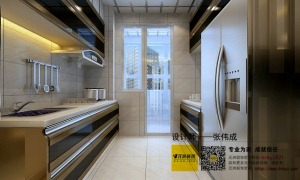 哈尔滨农大家属楼96平米三居室现代风格厨房