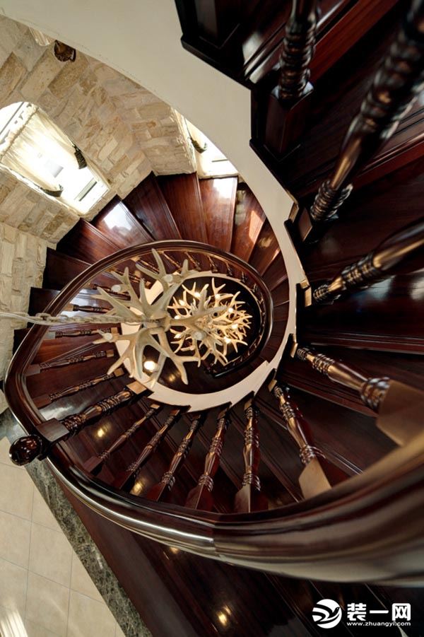 现代美式-楼梯