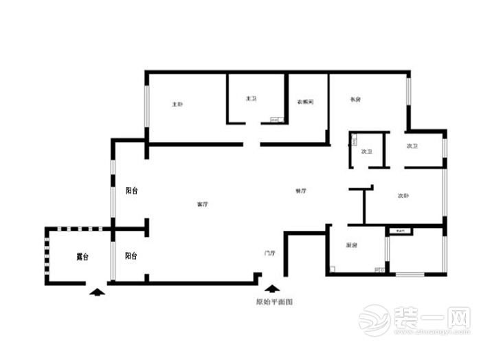 广州鑫润花园243平米别墅简欧风格原始图
