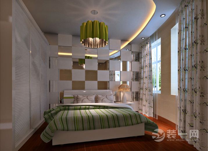 广州金湾明珠143平米四居室简约风格次卧室效果图