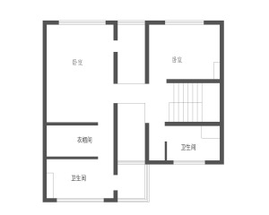 广州海伦春天300平米别墅简约风格三层原始平面图