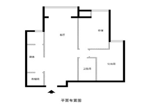 广州葛洲坝紫郡府142平米四居室新古典风格原始图